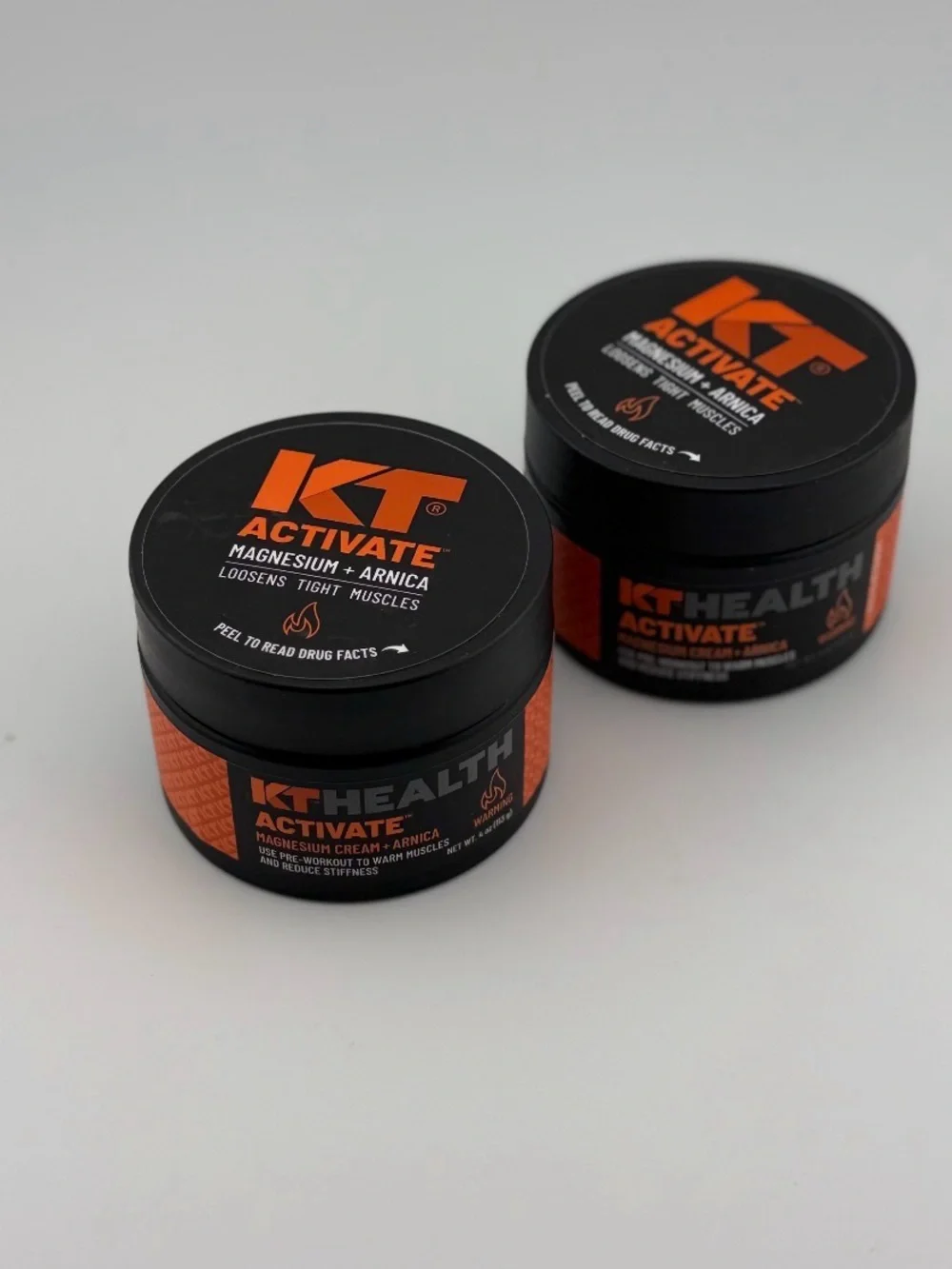 KT Activate Magnesium + Arnica Cream — set of 2. New. Unopened